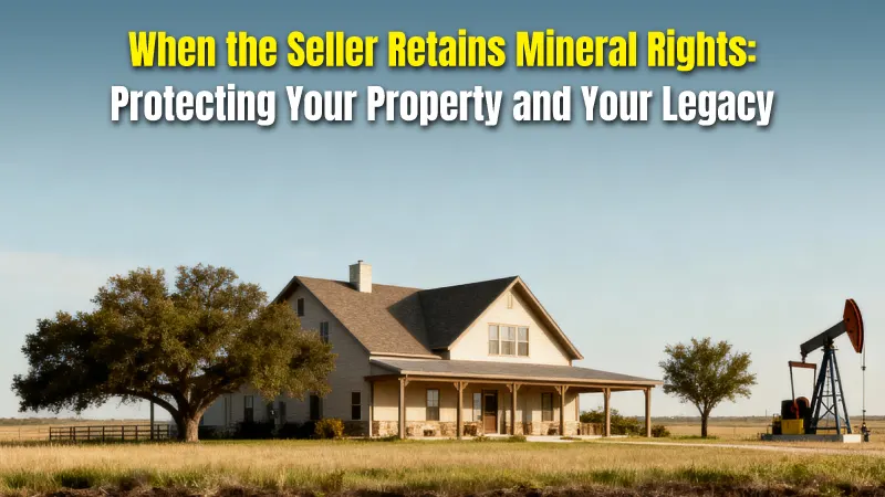 When the Seller Retains Mineral Rights: Protecting Your Property and Your Legacy