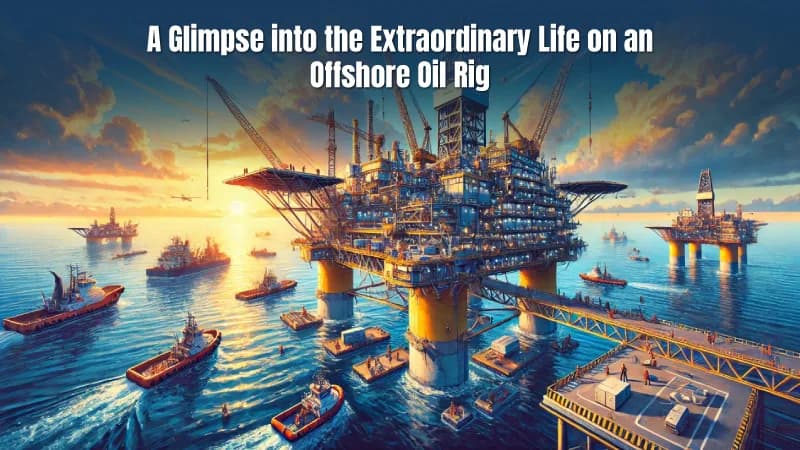 A Glimpse into the Extraordinary Life on Offshore Oil Rig