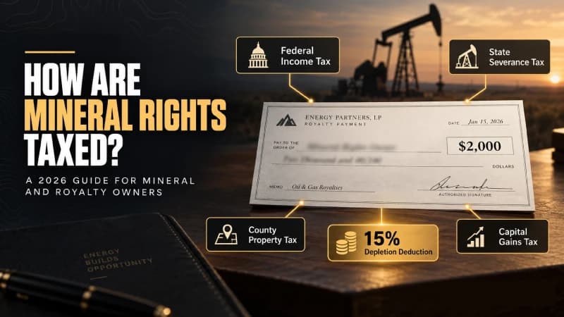 How Are Mineral Rights Taxed? A 2026 Guide for Mineral and Royalty Owners