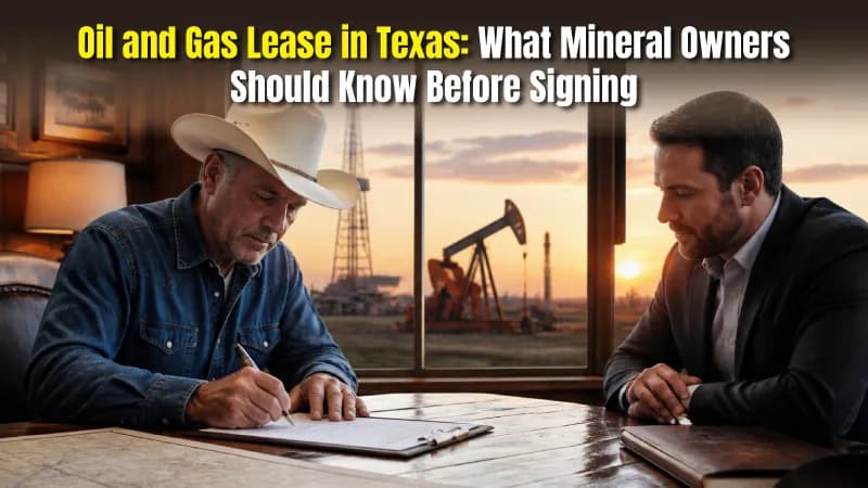 Oil and Gas Lease in Texas: What Mineral Owners Should Know Before Signing