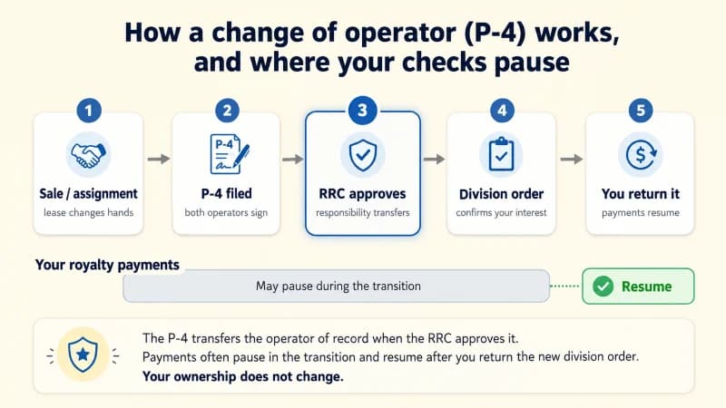 Change of Operator in Texas (P-4)