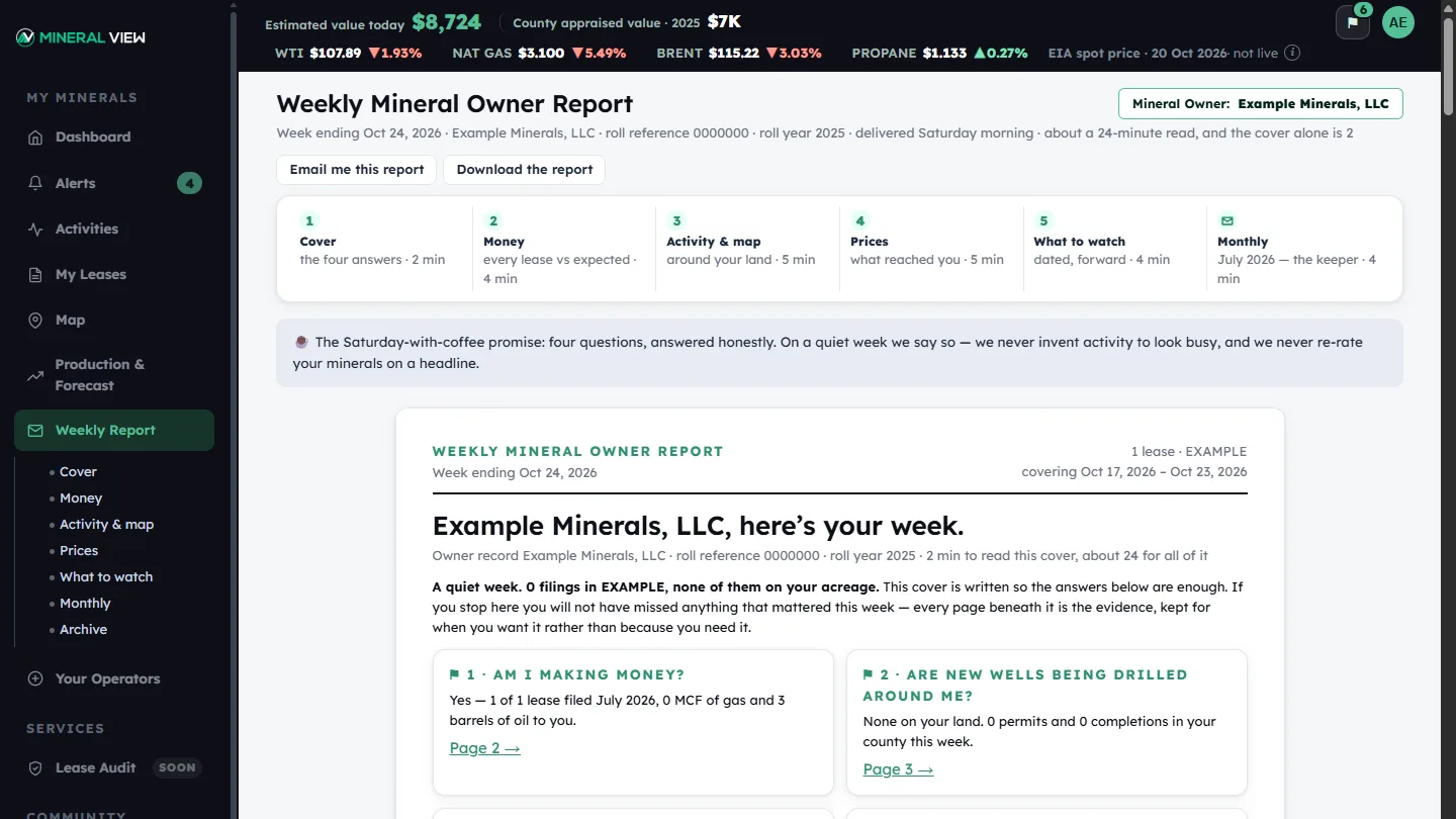 The Weekly Report: the week summarized in plain English